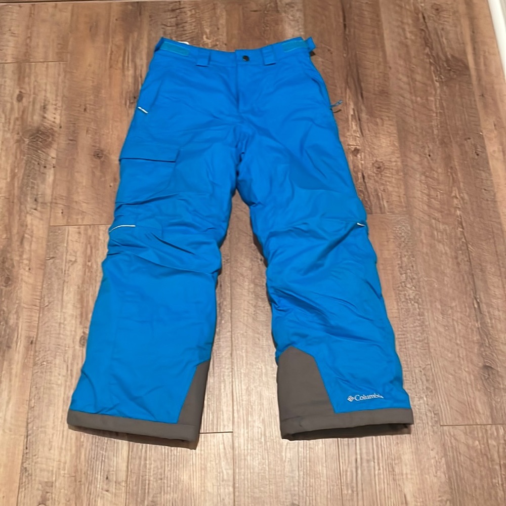 Columbia kids size Medium ski pant blue